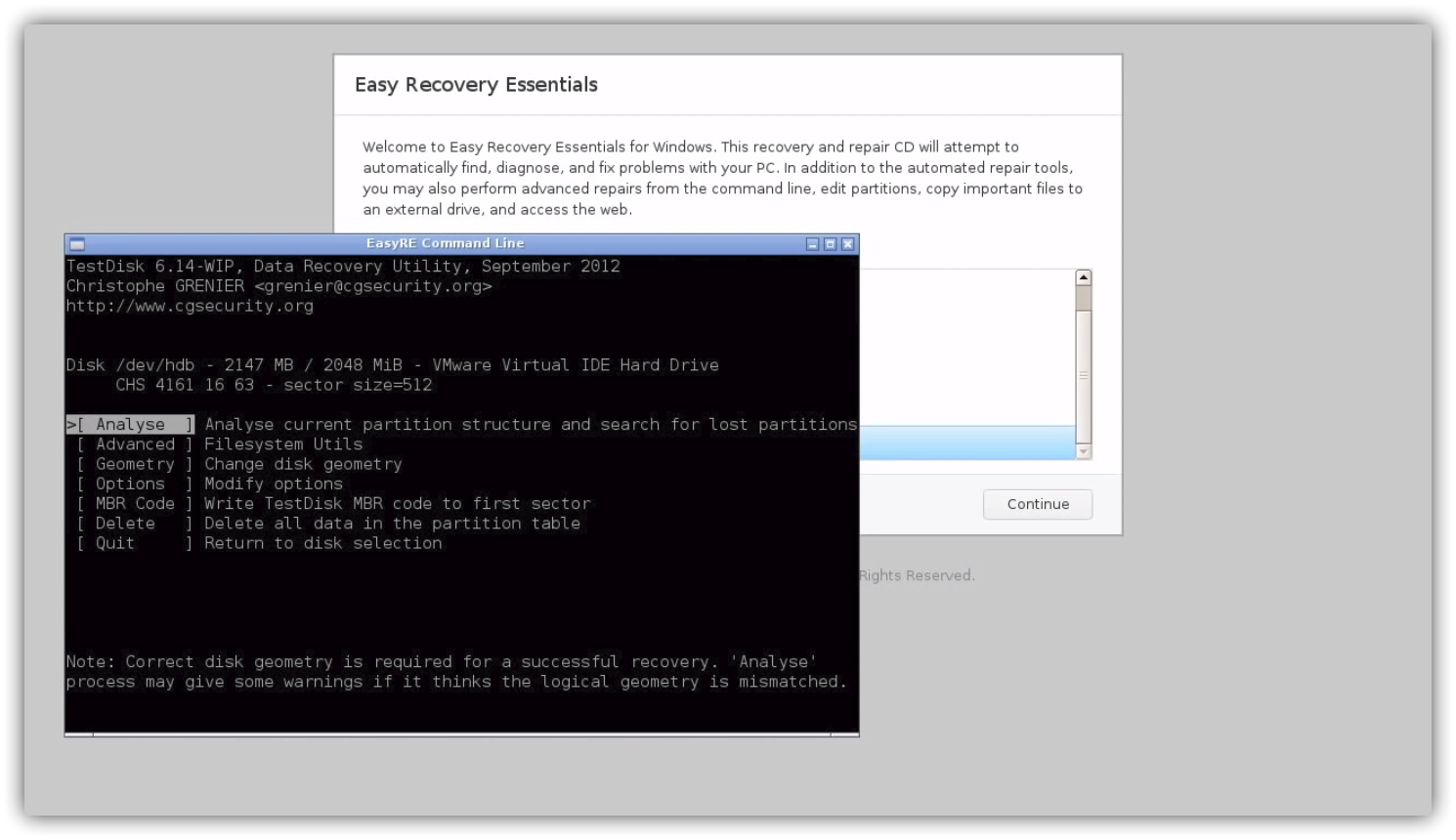 Windows easy recovery essentials free